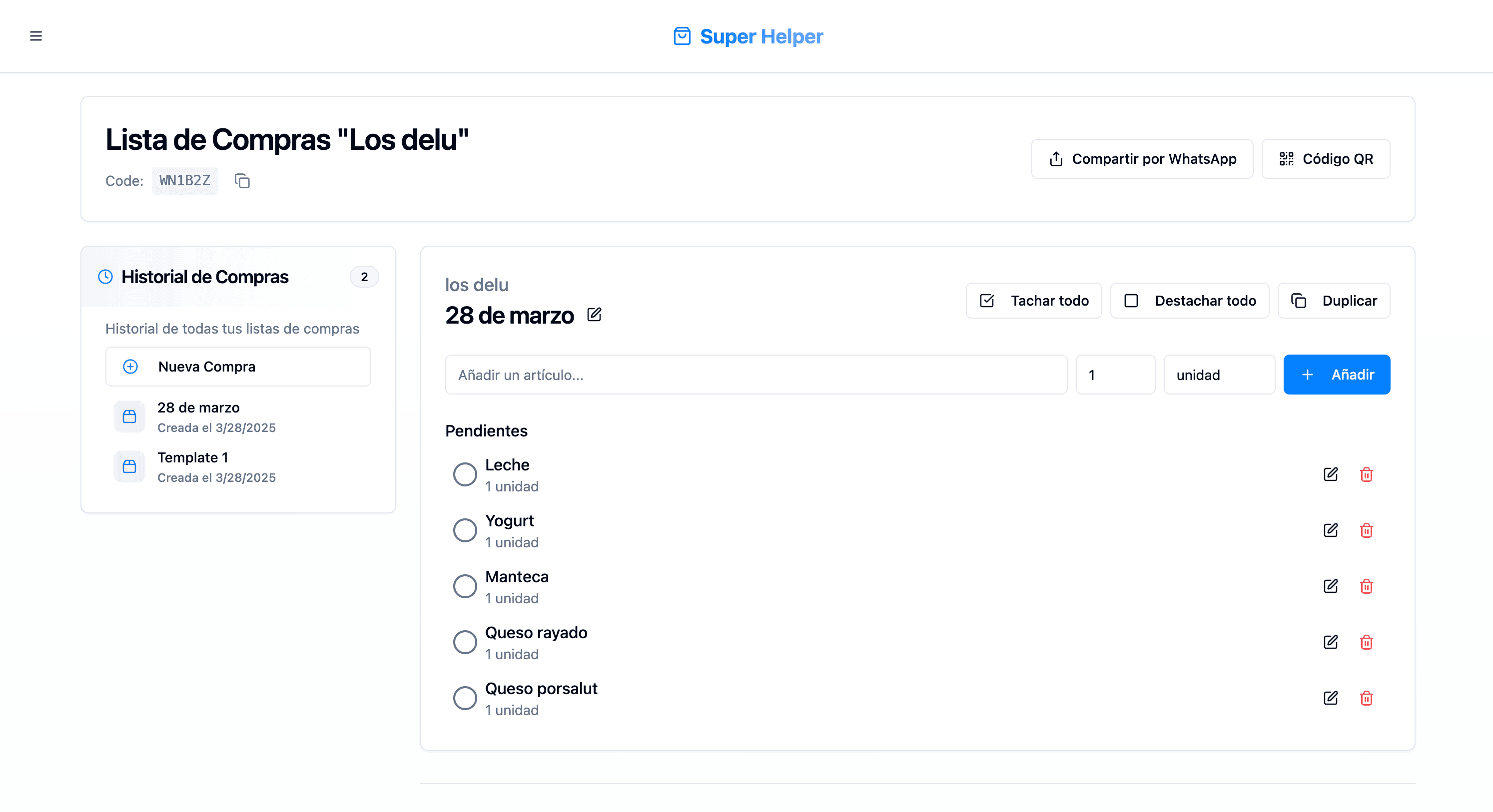 Compralista App Preview